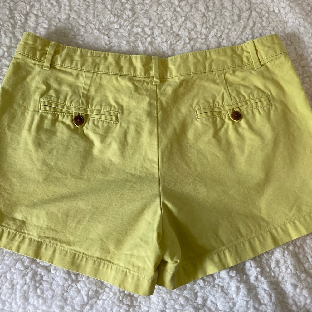 Gap khaki yellow/limon shorts, 100% cotton, size 8 - Picture 3 of 5